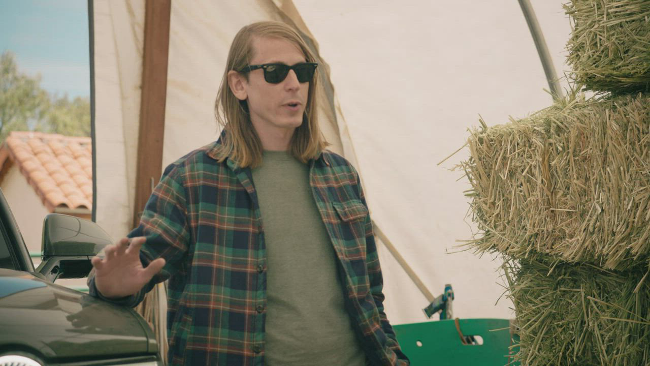 MotorTrend’s Christian Seabaugh demonstrates the three ways to charge the all-electric Rivian R1T.